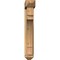 Ekena Millwork Merced Arts and Crafts Rough Sawn Bracket w/ Offset Brace, Western Red Cedar, 6"W x 26"D x 38"H BKT0604X26X38MRC03RWR - alternate 4